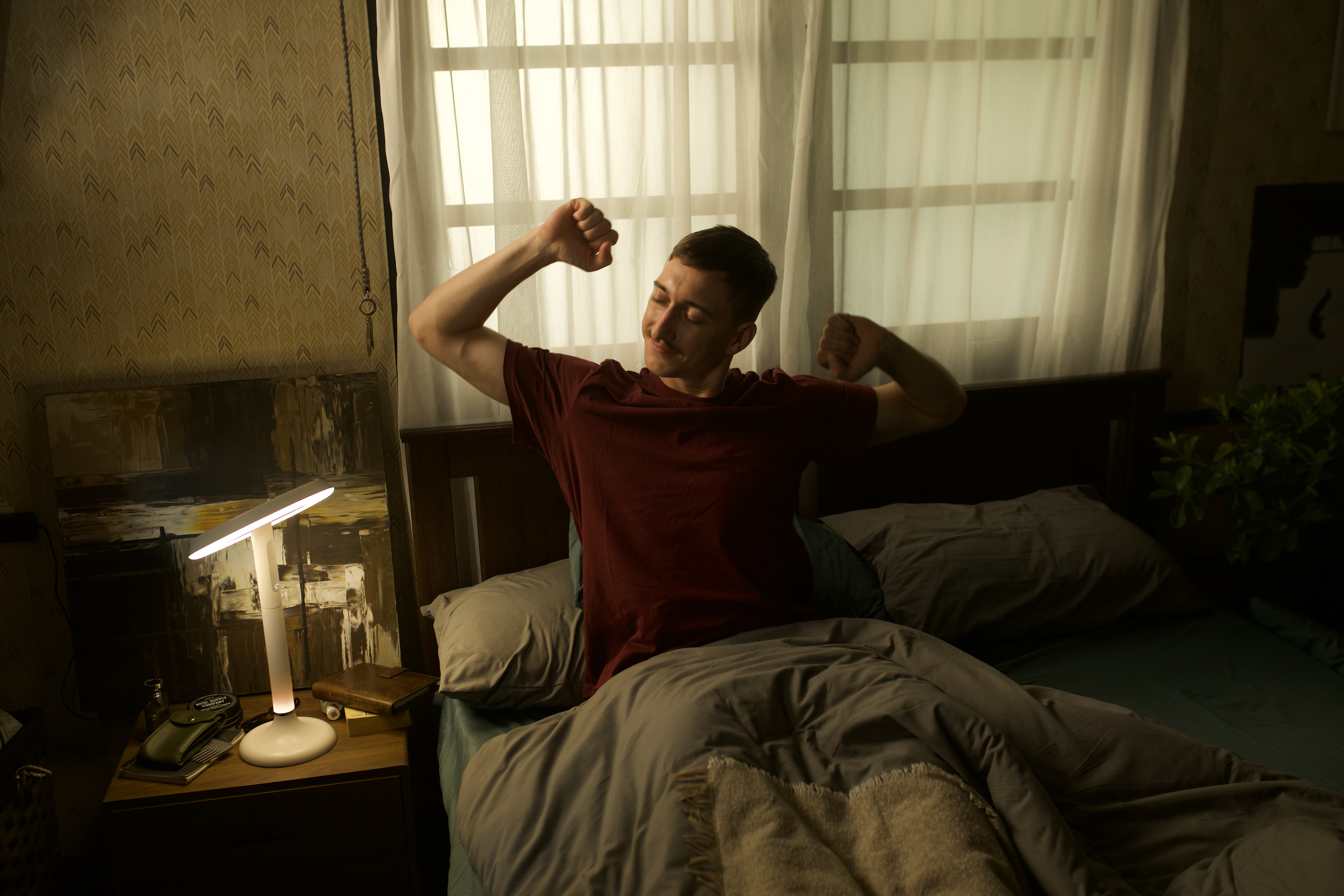 Sunflower X bedside scene